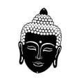 thumbnail image 4 of Decoración de pared con cabeza de Buda, letrero budista para meditación, salón de té, , adorno colgante para interior y exterior, baño, cerca,, 4 of 8