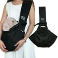 thumbnail image 3 of Comfortable Pet Bag Cats Cros Rabbit Dogs Carrier for Camping Black, 3 of 8