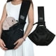 thumbnail image 3 of Bolso de hombro Zulema para perros y gatos bolsa de transporte bolsillo Eslinga para cachorros Negro Portador de animales, 3 of 8