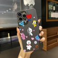 thumbnail image 1 of Para Samsung Galaxy A33 A53 A73 5G A32 A52S A72 A31 A41 A71 Dibujos Animados BTS BT21 Square Edge Funda Protectora Completa Len, 1 of 4