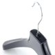 thumbnail image 3 of Coat Hangers Clothes 50cm Extra Wide Strong Black Plastic Adult Shirt Top Dress, 3 of 4