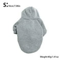 thumbnail image 5 of US 2 Leg Pet Dog Clothes Cat Puppy Coat Winter Hoodies Warm Sweater Jacket, 5 of 14
