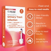 2San Urinary Tract Infection Test Strips (UTI) 3 Pack Results in 2 mintues