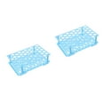 thumbnail image 3 of FRCOLOR 2pcs Laboratory Test Tube Rack 50-Hole Plastic Centrifuge Tube Holder 10ml 15ml Centrifuge Tubes Rack Science Plastic Test Tube Organizer, 3 of 8