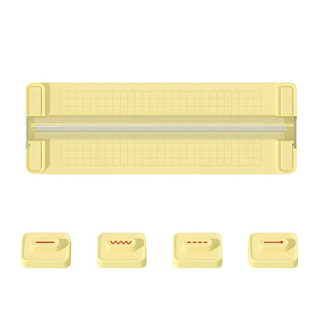 4 in 1 Bidirectional Paper Cutter, MultiFunction Portable Paper Cutter with 4 Blades