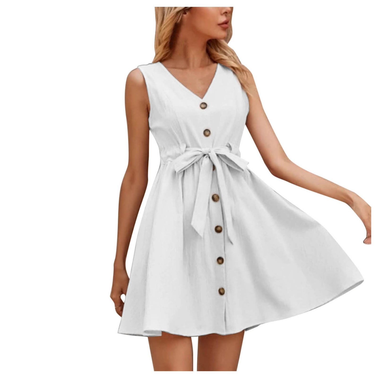 maternity casual v neck color matching frenulum dress