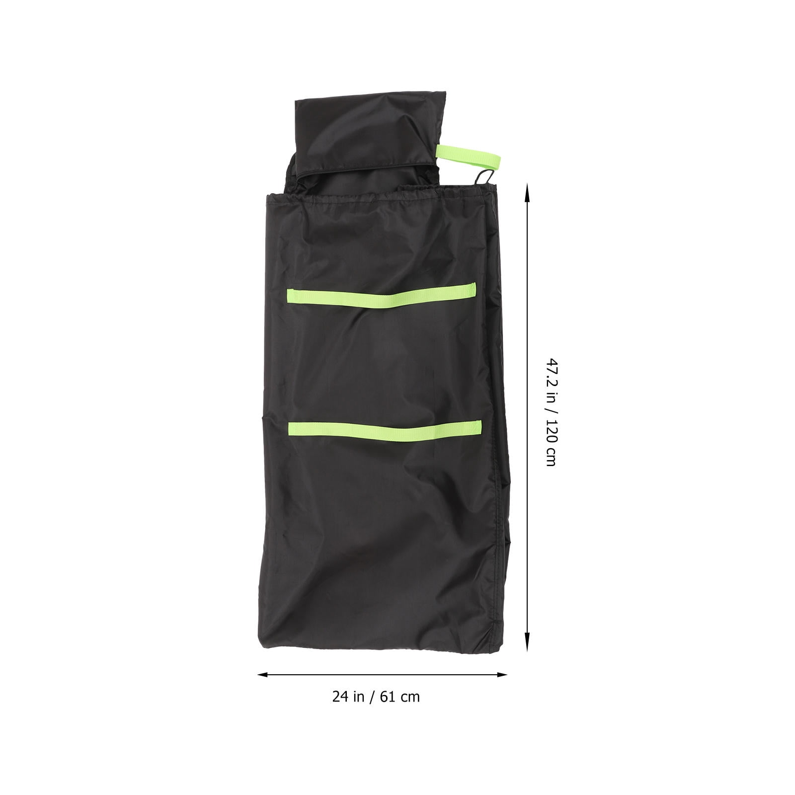 SWETRACE Bag for Stroller Black Durable 1Set 47.16X23.97X18.08in