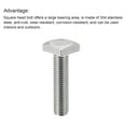 thumbnail image 4 of Square Head Bolt, 5 Pack M10x40mm 304 Stainless Steel Grade C Square Screws, 4 of 5