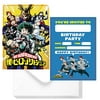 My Hero Academia Party Invitations with Envelopes, 20 Invitations and 20 Envelops My Hero Academia Double Sided Invitations Cards Party Supplies