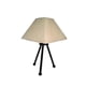 thumbnail image 1 of Lampara de mesa Tripie Beige Iluminación Luz Vic Moderno, 1 of 2