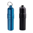 thumbnail image 1 of Binnan 2 Pcs Mini Cigarette Case, Aluminum Alloy Cigarettes Pocket Case with Keychain Pocket Cigarette Case, Portable Toothpick Holder Round Cigarettes Box for Men, Outdoor Activities, 1 of 8