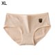 thumbnail image 1 of Qarigey Calzoncillos de algodón elástico para mujer Bragas transpirables con cintura elástica para niña Ropa interior color de piel SG, 1 of 6