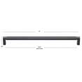 thumbnail image 4 of GlideRite 12-5/8 in. (320mm) Center-Center Knurled Cabinet Bar Pull, Matte Black - 4788-320-MB, 1 Pack, 4 of 4