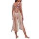 thumbnail image 4 of VISgogo - Bikini para mujer, sin mangas, para playa, con borlas caladas, vestido de verano VISgogo  moda, 4 of 5