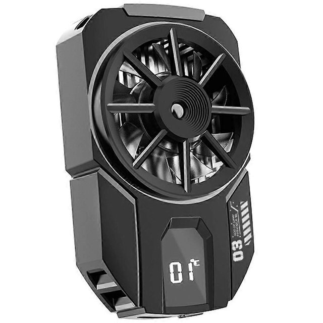 q4T MEMO DLA3 Digital Display Cooling Fan Radiator Semiconductor R3D Phone Cooler for PUBG Gaming