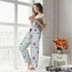 thumbnail image 5 of Balery Happy Easter Pantalones de pijama para mujer, pijamas ultraligeros, pantalones de estar por casa-Medium, 5 of 6