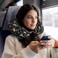 thumbnail image 6 of KLL Dancing Skeleton Party Pattern Memory Foam Cervical Neck Pillow Versatile U-Shaped Pillows for Home/Office/Camping/Travelling/Soft Washable Cover, 6 of 8