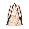 thumbnail image 3 of Daiia Cute Cartoon Mushrooms Vintage Canvas Backpack for Men and Women ,Hiking Backpack,Travel Laptop Bag for School,Large Capacity Backpack, 3 of 8