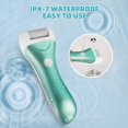 thumbnail image 4 of Callus Remover for ,  Electric Foot File Callus Removers Rechargeable  Pedicure Tools Foot    Care Tool for Cracked Heels   (Green), 4 of 6