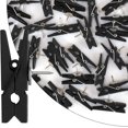 thumbnail image 3 of 60 chinchetas negras con pinzas de madera, chinchetas decorativas para la ropa, para tableros de corcho, tablones de anuncios, fotos, manualidades y aulas de oficina., 3 of 8