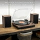 thumbnail image 5 of Tocadiscos Victrola Montauk Nogal Vinilo Estilo Rústico con Bluetooth y Salida RCA, 5 of 9