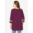thumbnail image 2 of Woman Within Plus Size Embroidered Knit Tunic, 2 of 5