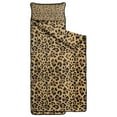 thumbnail image 2 of Brown and Black Leopard Print Toddler Nap Mats for Kids Preschool,Sleeping Mat Bag or Kids,Toddler Sleeping Bag,Toddler Nap Mat or Daycare, 2 of 6