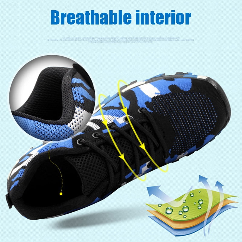 New Fashion Men Indestructible Bulletproof Safety Shoes Military Work Lightweight Sneakers Walmart