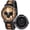 D-For Husband, variant on Mens Personalized Engraved Wooden Watches, Stylish  & Stainless Steel Combined Quartz Casual Wristwatches for Men Family  Customized Watch
