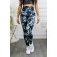 thumbnail image 4 of Tie Dye Wide Waistband High Quality Cotton Leggings, 4 of 9