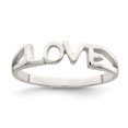 thumbnail image 1 of 925 Sterling Silver Love Ring, 1 of 2