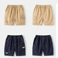 thumbnail image 3 of YTDSCS 2-10T Boys Cotton Shorts for Toddler Kids Casual Five Pants Baby Summer with Pocket Cargo Shorts for Boys, 3 of 8