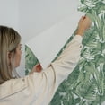 thumbnail image 4 of Tempaper Tropical Jungle Green Peel and Stick Wallpaper, 20.5" x 16.5', 4 of 9