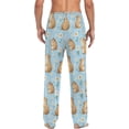 thumbnail image 4 of HPINK-T Mens Pajama Pants Autumn Pajama Bottoms Winter Lounge Sleep Pants, 4 of 5