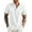 A-White, variant on COOFANDY Men's Linen Henley Shirts Summer Beach Short Sleeve Loose Fit T Shirt Button Up Lightweight Casual Tee