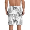 thumbnail image 3 of Kdxio German Shepherd Dog Print Mens Sleep Shorts Bottoms Soft Comfy Pajama Wear Pants with Drawstring Pockets, 3 of 7