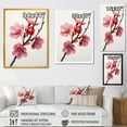 thumbnail image 4 of Designart "Springtime Cherry Blossoms" Floral Framed Wall Art - Traditional Pink Cherry Bedroom Framed Canvas Wall Art, 4 of 6