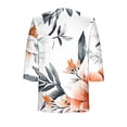 thumbnail image 7 of Xuyuer Cardigan for Women 3/4 Sleeve Lightweight Summer Kimono Cardigan Loose Beach Cover Up 2026 Summer Cardigan Casual V Neck Cute Tops Floral Kimono Summer Short Cover Ups, 7 of 7