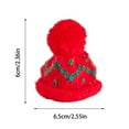 thumbnail image 3 of Dmlowu Christmas Tree Topper - Plush Xmas Hat Tree Topper, Hollowed Christmas Tree Toppers, Plug In Christmas Tree Decorations for Home Office Holiday Party, 2.36 inch, 3 of 10