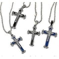 thumbnail image 2 of Collar con cruz de titanio para hombre, 2 of 3