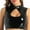 Black, variant on Clearance Sale 2025 Intimates Women's Sexy Sleeveless Round Neck Stretch Short Vest Clearance Deals Overstock Items Clearance