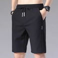 thumbnail image 3 of Pantalones Cortos Para Hombre Seda Gelo Fitness Stretch Yoga, 3 of 8