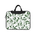 thumbnail image 2 of YFYANG 15.6 inch Universal Laptop Bag Oxford Cloth Laptop Sleeve, Multi-functional Green Watercolor Leaf Pattern Notebook Computer Messenger Bag Handbag, 2 of 8
