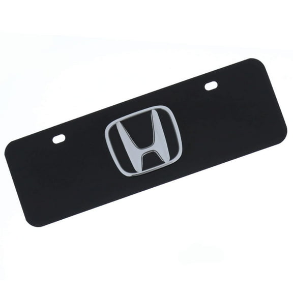 Honda Logo Mini License Plate (Chrome)