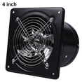 thumbnail image 1 of 110V Compact 4/6 Inch Exhaust Fan: Quiet, For Durable, For Kitchen & Bathroom 4-Inch Black, 1 of 10