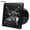 4-inch black, variant on 110V Quiet Exhaust Fan Perfect For Small Spaces In For Kitchens And Baths