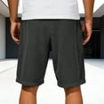 thumbnail image 6 of hotojiny Mens Corduroy Shorts Casual Elastic Waist Drawstring Summer Short Pants Fashion Beach Loose Fit Travel Shorts, 6 of 6