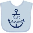 thumbnail image 3 of Inktastic Just Arrived Nautical Anchor Boys or Girls Baby Bib, 3 of 4