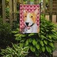 thumbnail image 2 of Carolines Treasures SS4496-FLAG-PARENT Bull Terrier Hearts Love and Valentines Day Portrait Flag  multicolor, 2 of 3
