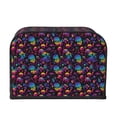 thumbnail image 2 of Lsque mushroom colorful Skull Print 4 Slice Toaster Cover , Kitchen Appliance Dustproof Protector , Toaster Protector Dustproof Kitchen Appliance Cover, 2 of 7